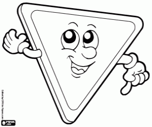 malvorlagen Ein Verkehrszeichen Priorität ausmalbilder