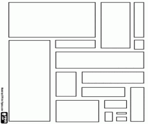 malvorlagen Verschiedene Rechtecke ausmalbilder