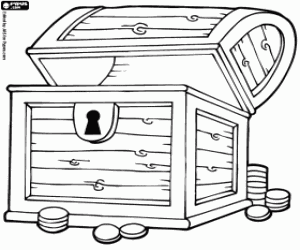 malvorlagen Ein versunkene Schätze, ein Abenteuer ausmalbilder