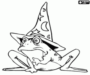 malvorlagen Der verzauberte Frosch ausmalbilder