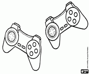 malvorlagen Videospiel-Befehle ausmalbilder