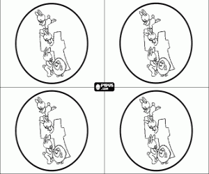 malvorlagen Vier Jahre Geburtstagsparty ausmalbilder