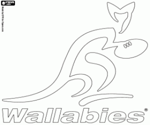 malvorlagen Wallabys logo ausmalbilder