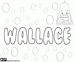 malvorlagen Wallace, schottisch und englisch Name ausmalbilder