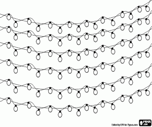 malvorlagen Weihnachten Dekoration mit Lichtern ausmalbilder