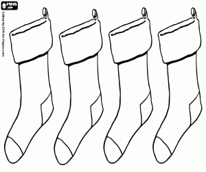 malvorlagen Weihnachten Socken zum Dekorieren ausmalbilder