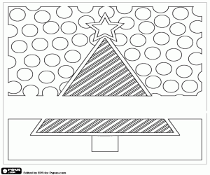 malvorlagen Weihnachtsbaum in der Karte ausmalbilder