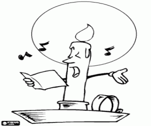 malvorlagen Weihnachtskerze singen Weihnachtslieder ausmalbilder