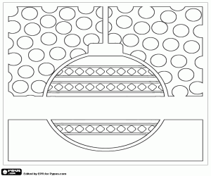 malvorlagen Weihnachtskugel auf einer Grußkarte ausmalbilder
