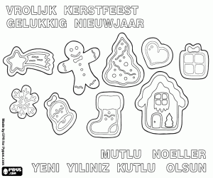 malvorlagen Weihnachtsplätzchen in NL und TR ausmalbilder