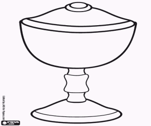 malvorlagen Weihrauch-Tasse des König Gaspar ausmalbilder