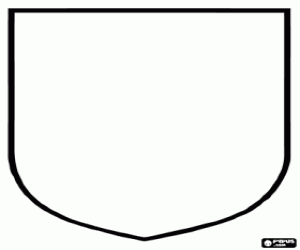 malvorlagen Weißen Schild zu schmücken ausmalbilder