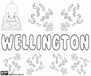 malvorlagen Wellington, männlicher Vorname ausmalbilder