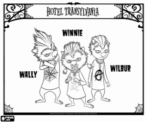 malvorlagen Die Welpen des Werwolfs ausmalbilder