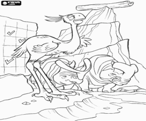 malvorlagen Die Wettkämpfe in der Eiszeit ausmalbilder