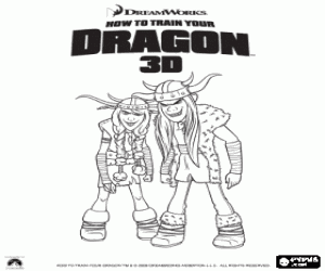 malvorlagen Die Wikinger-Brüder Thorston ausmalbilder