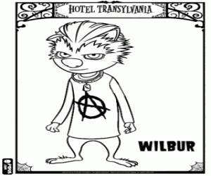 malvorlagen Wilbur, Hotel Transilvanien ausmalbilder