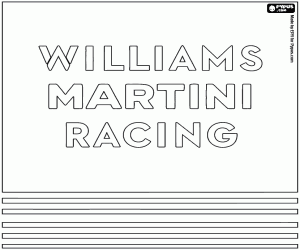 malvorlagen Williams Martini Racing logo ausmalbilder