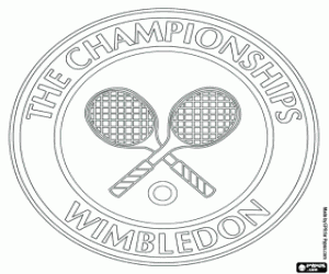 malvorlagen Wimbledon-Turnier-logo ausmalbilder