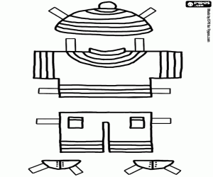 malvorlagen Winterkleidung für Anzieh Spiel ausmalbilder