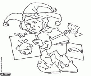 malvorlagen Die Witze-Tag, April 1 ausmalbilder