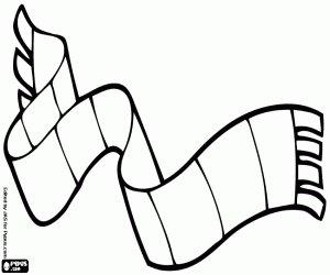 malvorlagen Ein Wolle-Schal für baby ausmalbilder