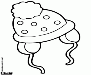 malvorlagen Eine Wollmütze für baby ausmalbilder