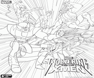 malvorlagen Wolverine und X-Men ausmalbilder