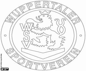malvorlagen Wuppertaler SV emblem ausmalbilder