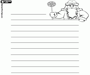 malvorlagen Wünsche-Brief mit Väterchen Frost ausmalbilder