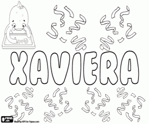 malvorlagen Xaviera, feminine von Xavier ausmalbilder