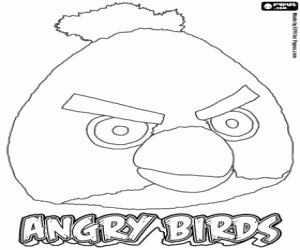 malvorlagen Yellow Bird und Angry Bird ausmalbilder