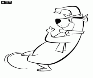 malvorlagen Yogi Bär beginnt zu laufen ausmalbilder