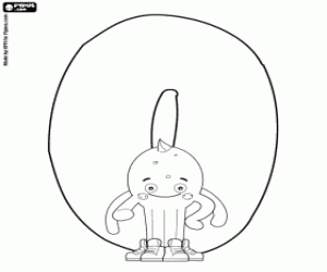 malvorlagen Die Zahl Null und Pypus der Krake ausmalbilder