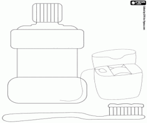 malvorlagen Zahnpflege-Produkte ausmalbilder