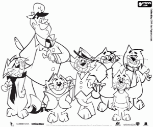 malvorlagen Zeichen der Top Cat ausmalbilder
