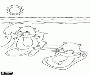 malvorlagen Zhu Zhu Pets am Strand ausmalbilder