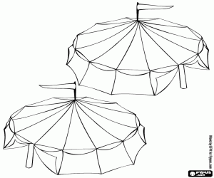 malvorlagen Ein Zirkus von außen gesehen ausmalbilder