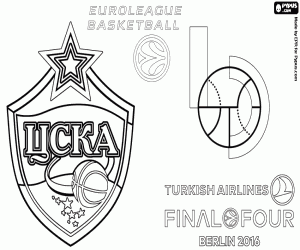malvorlagen ZSKA Moskau, 2016 Euroleague Meister ausmalbilder