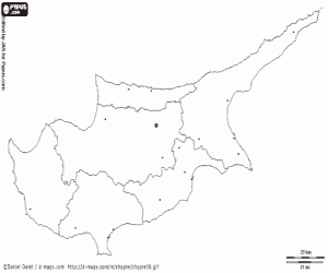 malvorlagen Zypern Karte ausmalbilder