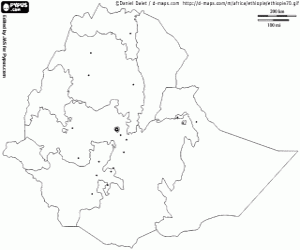 malvorlagen Äthiopien Karte ausmalbilder