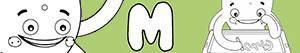 ausmalbilder Jungennamen mit M malvorlagen